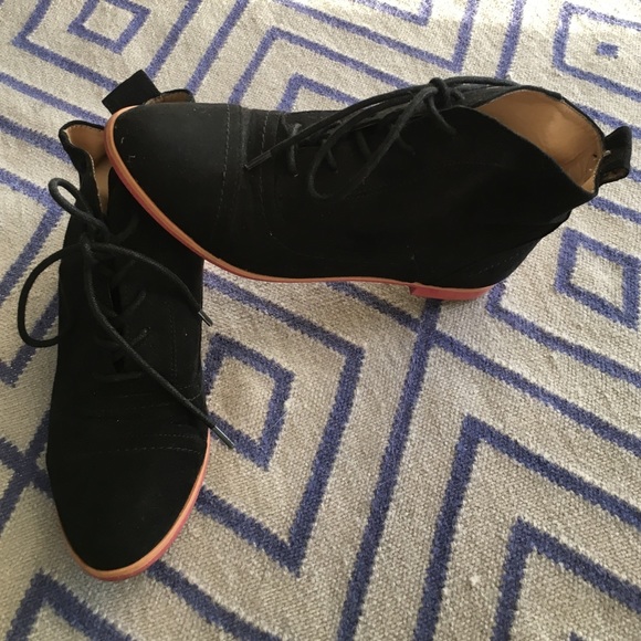 Black, Forever 21 booties (size 6.5)