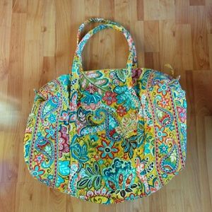 Vera Bradley large duffel travel bag