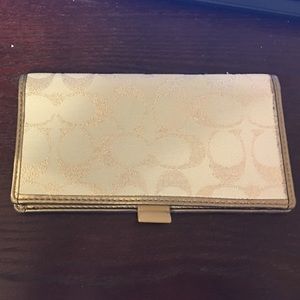 Coach checkbook cover