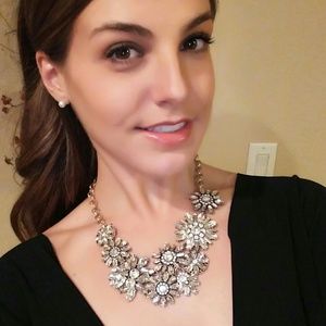 Gorgeous Flower Statement Necklace