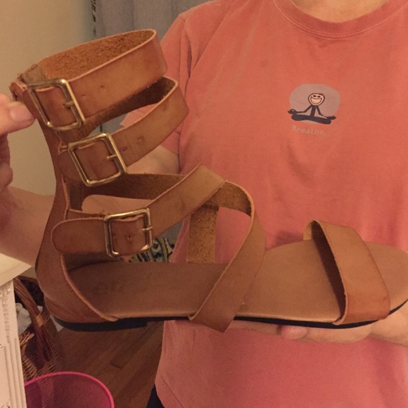 Leather sandals