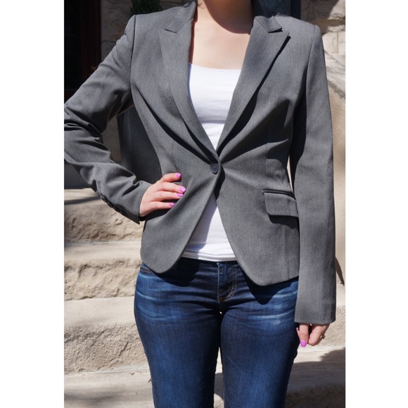 Gray Work Blazer