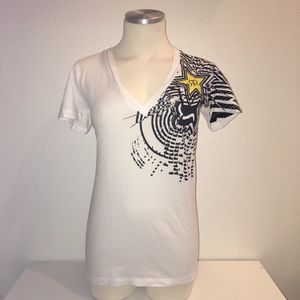 Fox Basic V-Neck Shirt - Rockstar Energy Drink