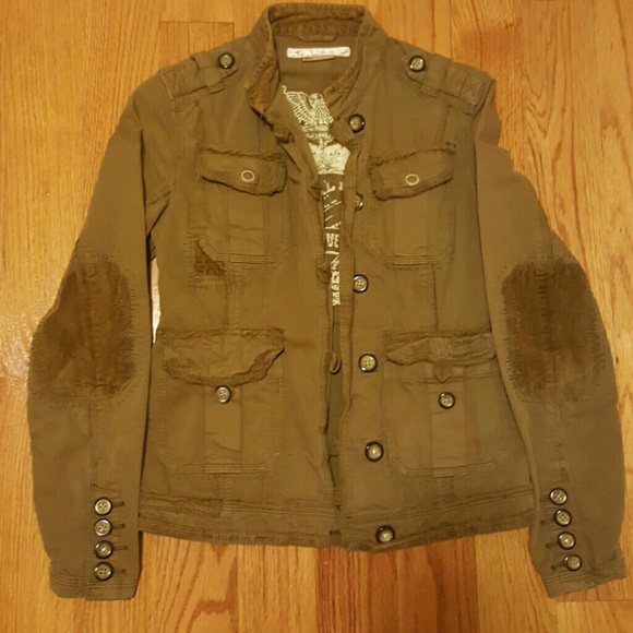 Triple Five Soul XS Jacket Cotton Olive Colored - Picture 1 of 4