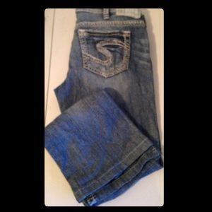 Silver Jeans Suki waist 31" & Inseam 26.5" (hem)