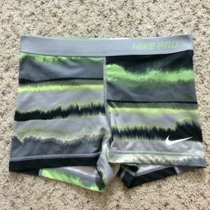 Nike pro compression shorts