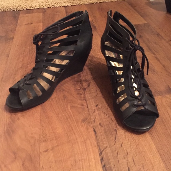 Material Girl wedge sandals