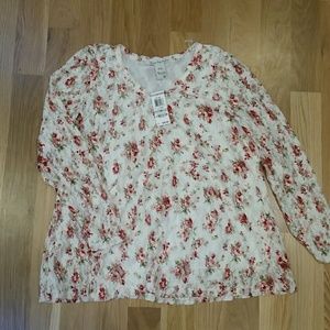American Rag Lace Floral Top