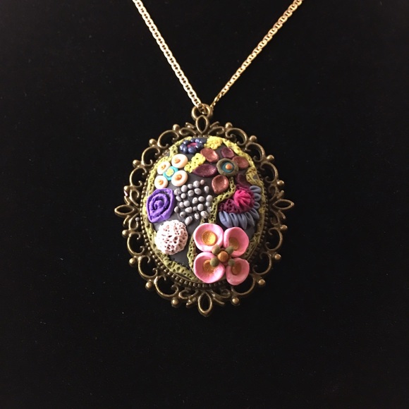 Handmade one of a kind artist made pendant.