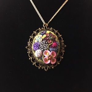 Handmade one of a kind artist made pendant.