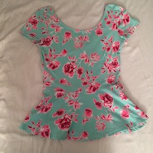 Adorable floral print shirt