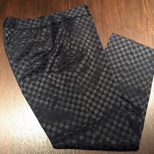 Banana Republic Hampton Pant Navy Eyelet