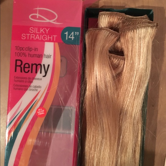 14" Remy human hair extensions *NEVER WORN*