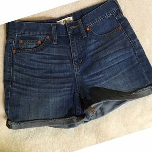 Madewell High Waisted Denim Shorts