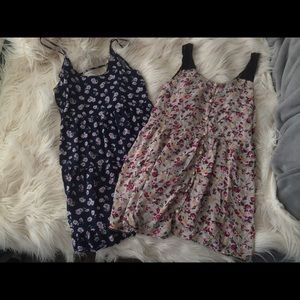 Lot of 2 Sundresses - Lace Detailing and Open Back