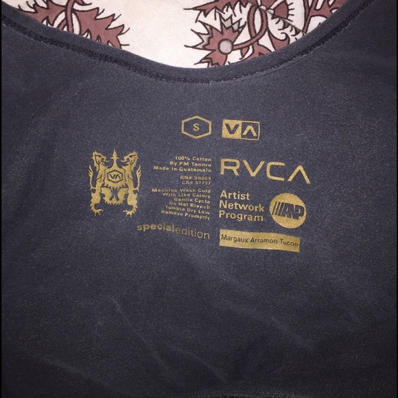 RVCA- Loose Fitting RUVA Tank Top - Picture 3 of 3