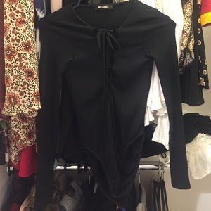 Missguided Lace-up Bodysuit