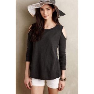 Sol Angeles open shoulder slub tee, never worn