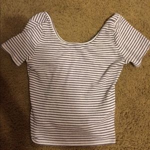 Stripped crop top