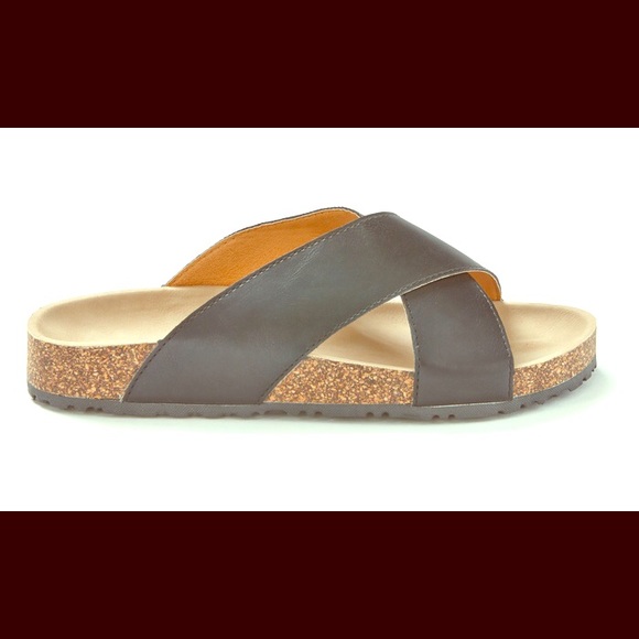 Sociology Women's Crisscross Footbed Sandals Size8