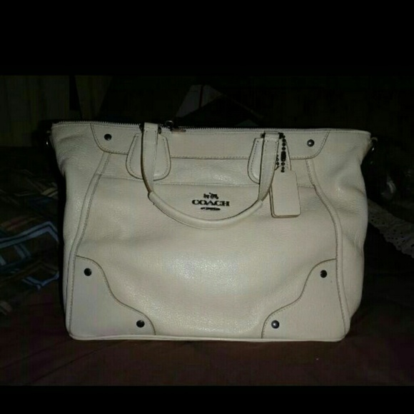 White coach Mickie purse