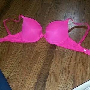 Hot pink push up bra. PINK VS