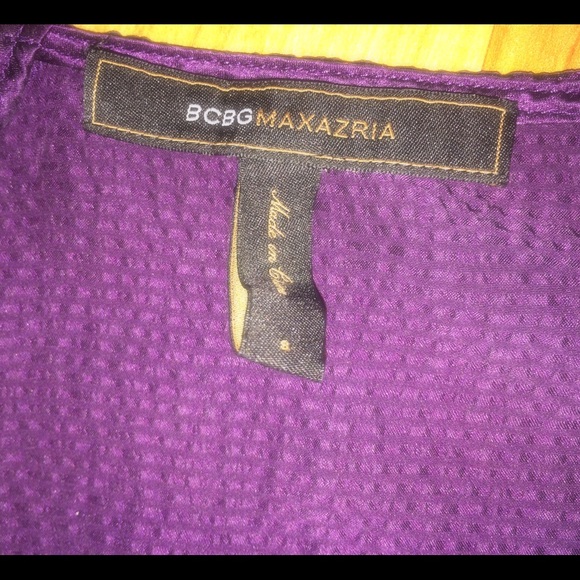 {bcbgmaxazria} silk tie-back blouse - Picture 4 of 4