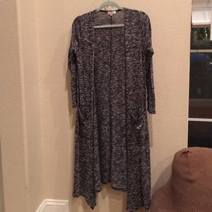 Lularoe Sarah, size small, gray/black/white blend