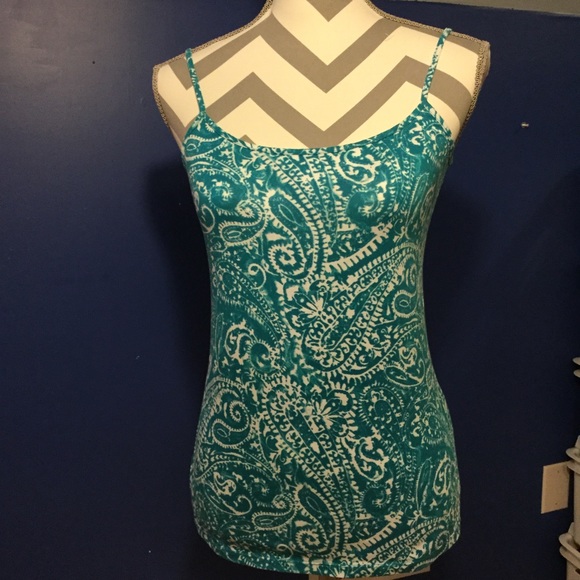 Paisley Turquoise Cami