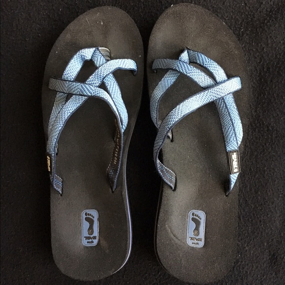 Blue Teva Sandals - Size 8