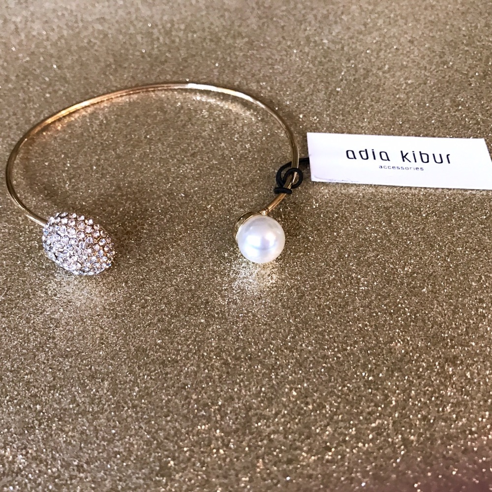 🌹LASTCHANCE🌹Adia Kibur "Crystal &Pearl Bracelet" - Picture 4 of 5