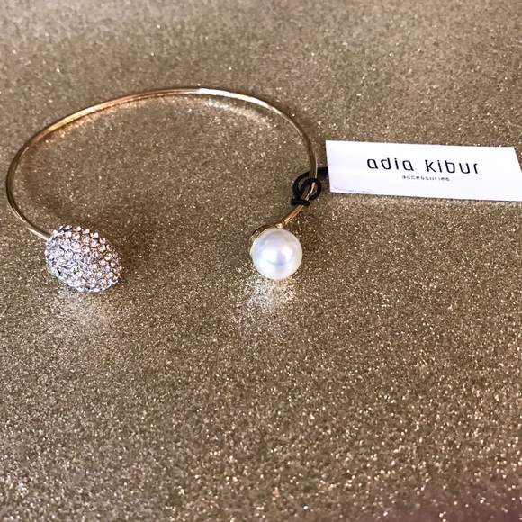 🌹LASTCHANCE🌹Adia Kibur "Crystal &Pearl Bracelet" - Picture 4 of 5
