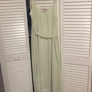 Lime green chic dress