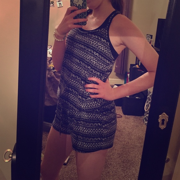Printed romper