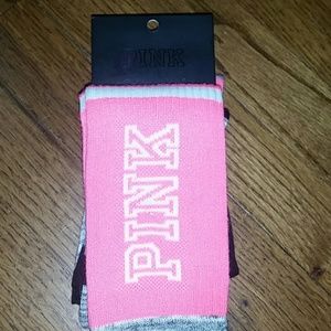 Pink knew High socks