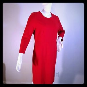 Red J. Crew Dress NWOT