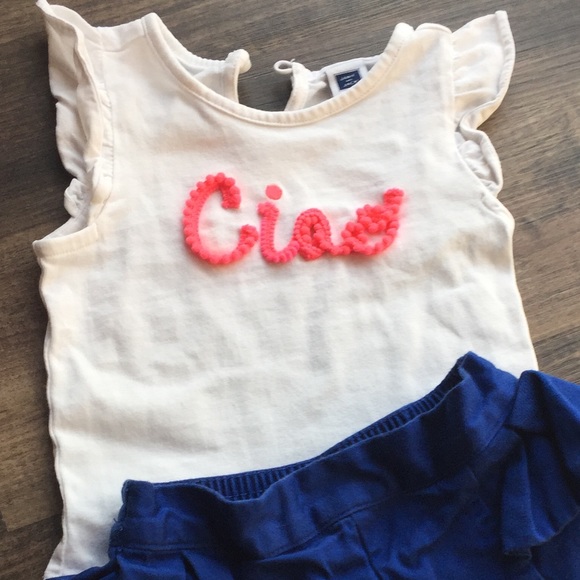 Janie and Jack Ciao Shirt! 6-12 months