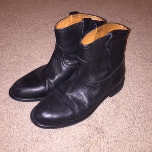 Madewell Black Short Boots