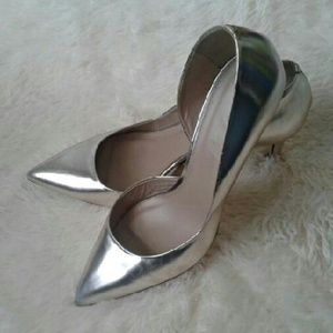 J. Crew  Valentina mirror metallic pumps