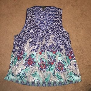 Forever 21 Plus Size 3X Bright Patterned Tank Top