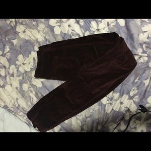 American Apparel Velvet Pants