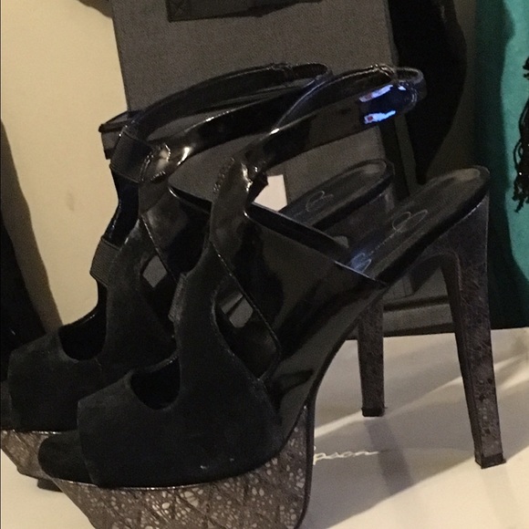 Jessica Simpson platform heel sandals