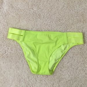 Neon Yellow Bikini Bottoms••Victoria's Secret