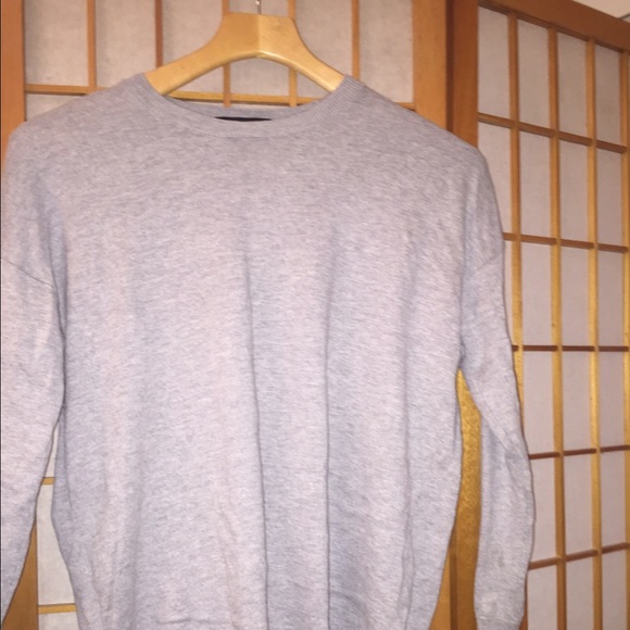Forever 21 grey scoop neck sweater