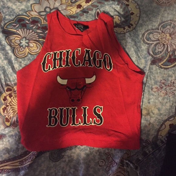 Chicago Bulls Crop top!!