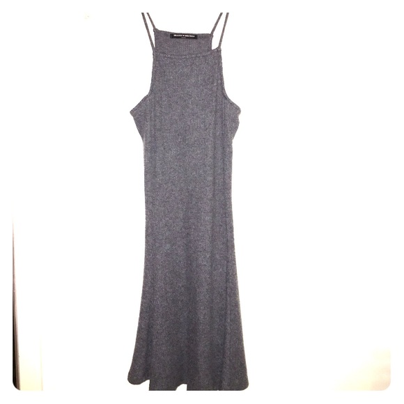 Brandy Melville Dresses & Skirts - brandy melville grey ribbed dress