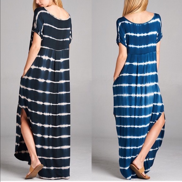 🆕KANA tie dye chic dress - BLACK - Picture 3 of 3