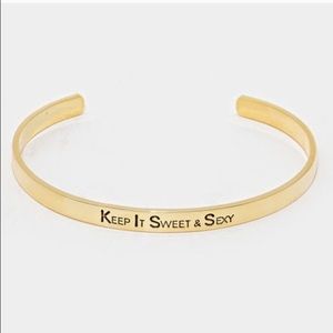 Keep it Sweet and Sexy Cuff Bracelet