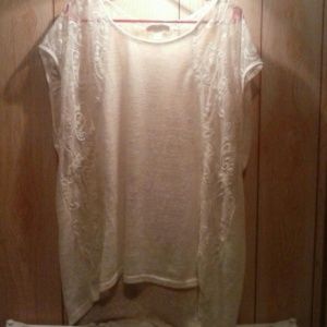 Lace panel top