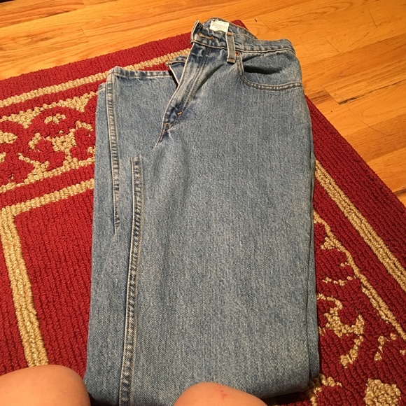 High waisted jeans